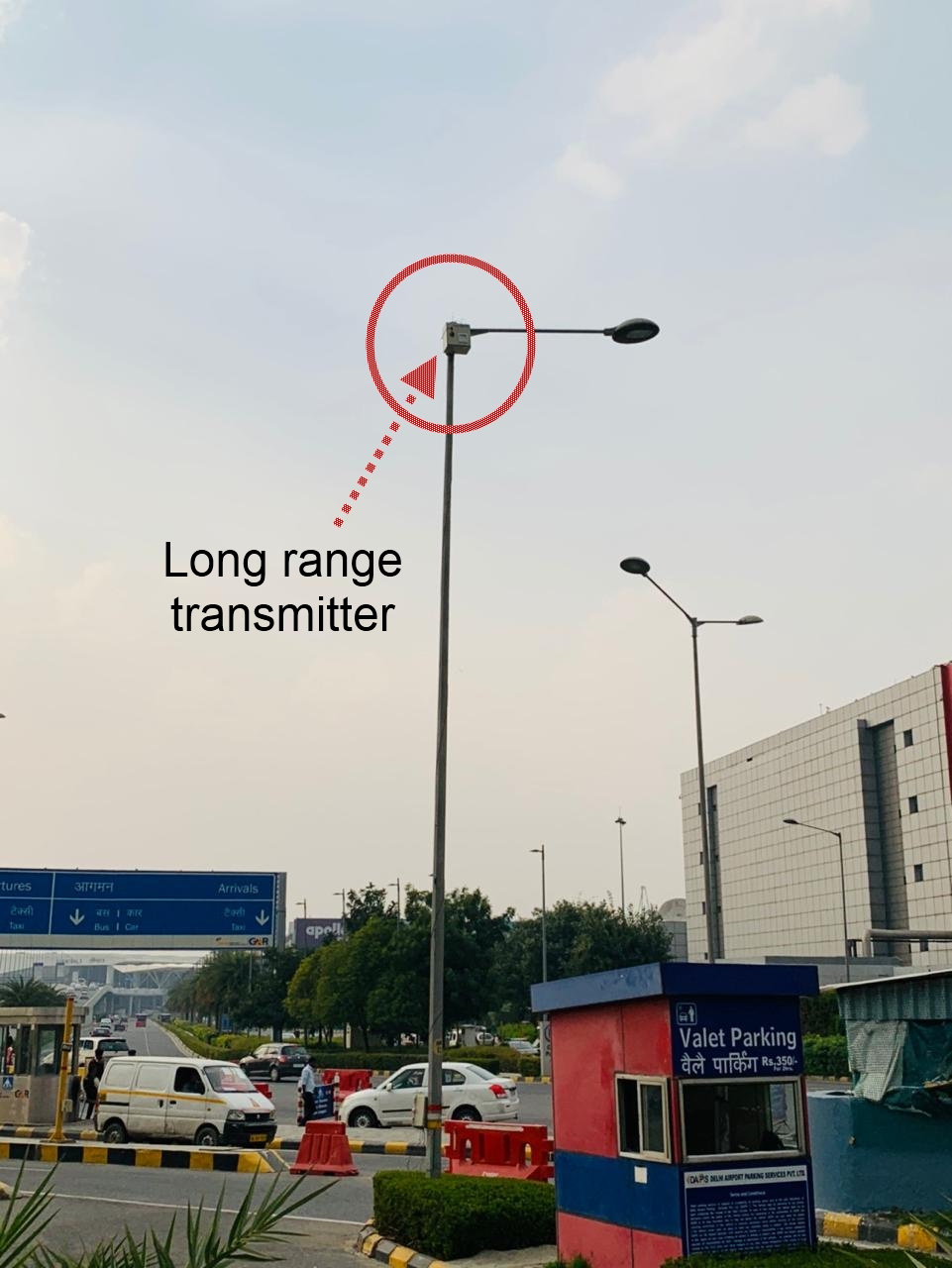 Long Range Transmitter - High-power long-range transmitter for communication across large industrial complexes.