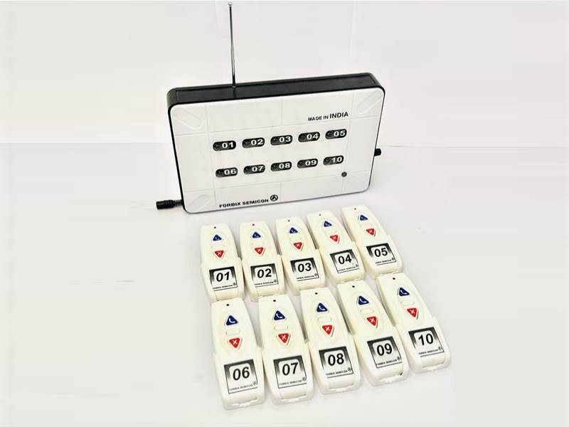 10 Remote Wireless Attendant Calling System