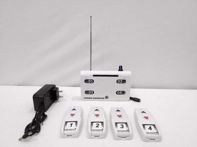 4 Remotes Peon Call Bell